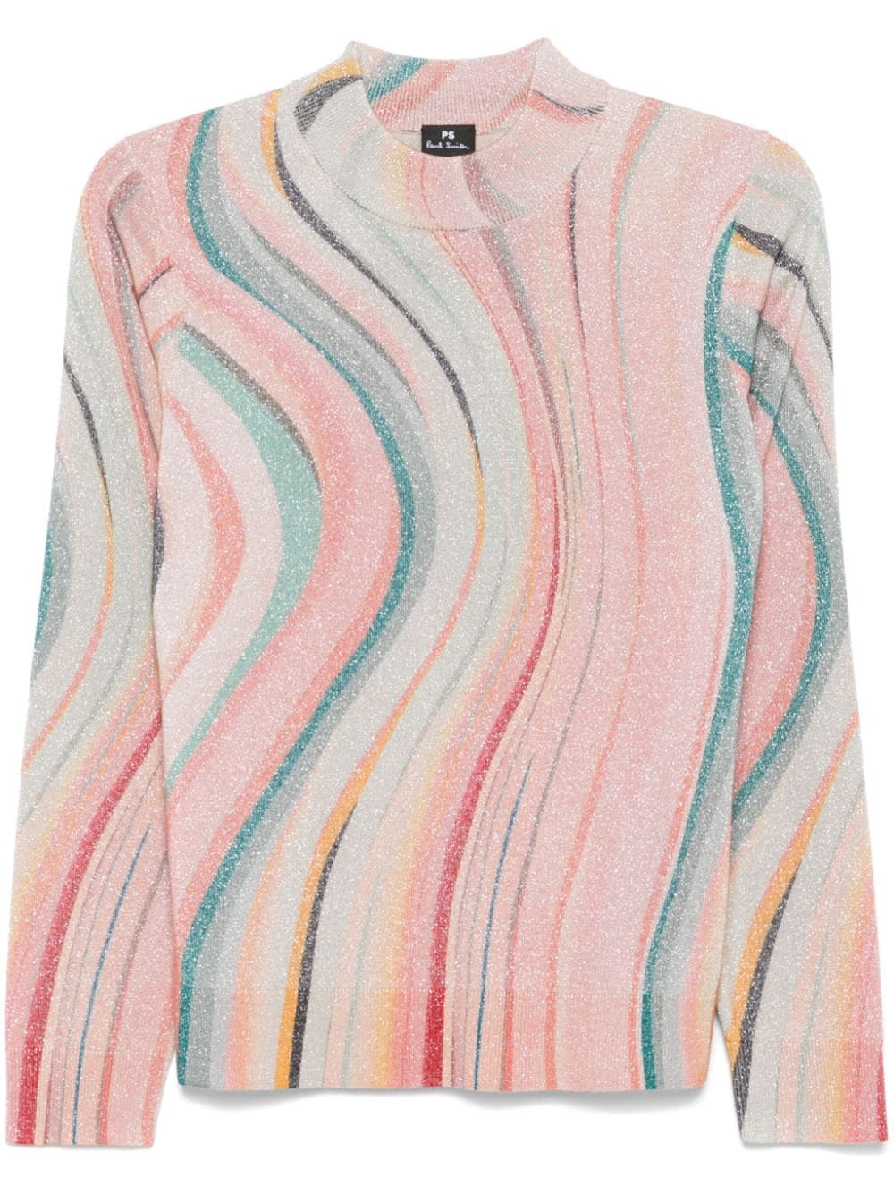 Paul Smith Multicolor Swirl Wool Blend Sweater image 0