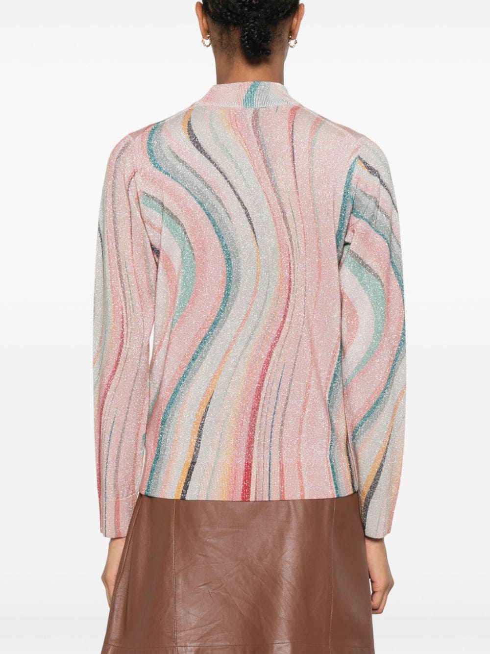 Paul Smith Multicolor Swirl Wool Blend Sweater image 2