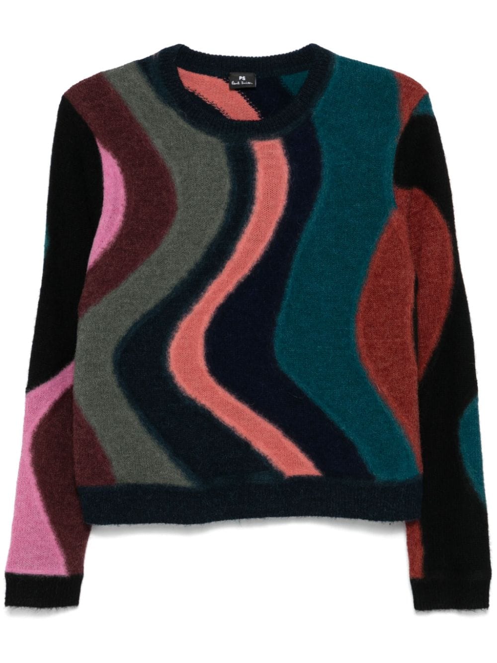 Paul Smith Black Swirl Knit Sweater image 0