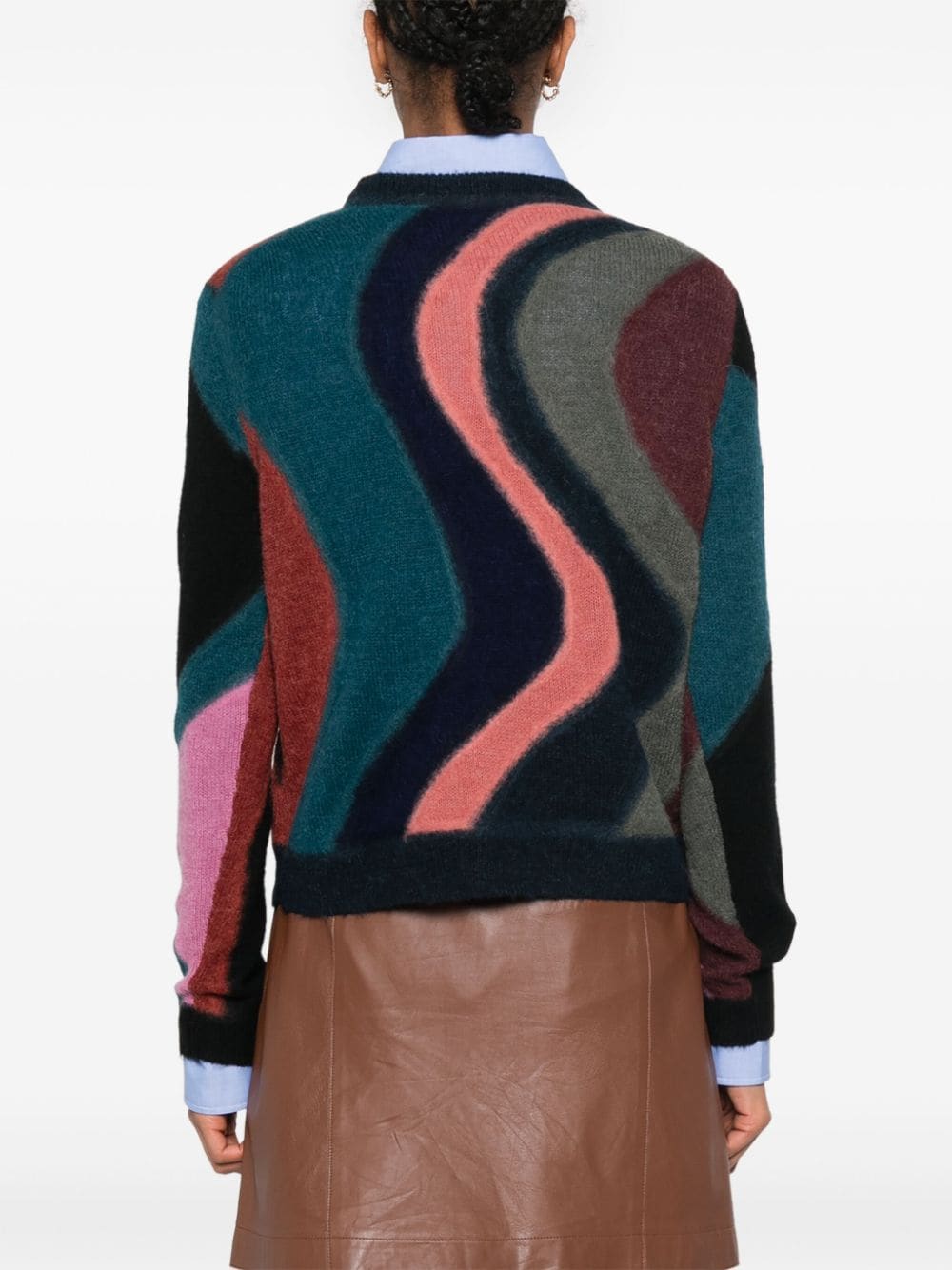 Paul Smith Black Swirl Knit Sweater image 4