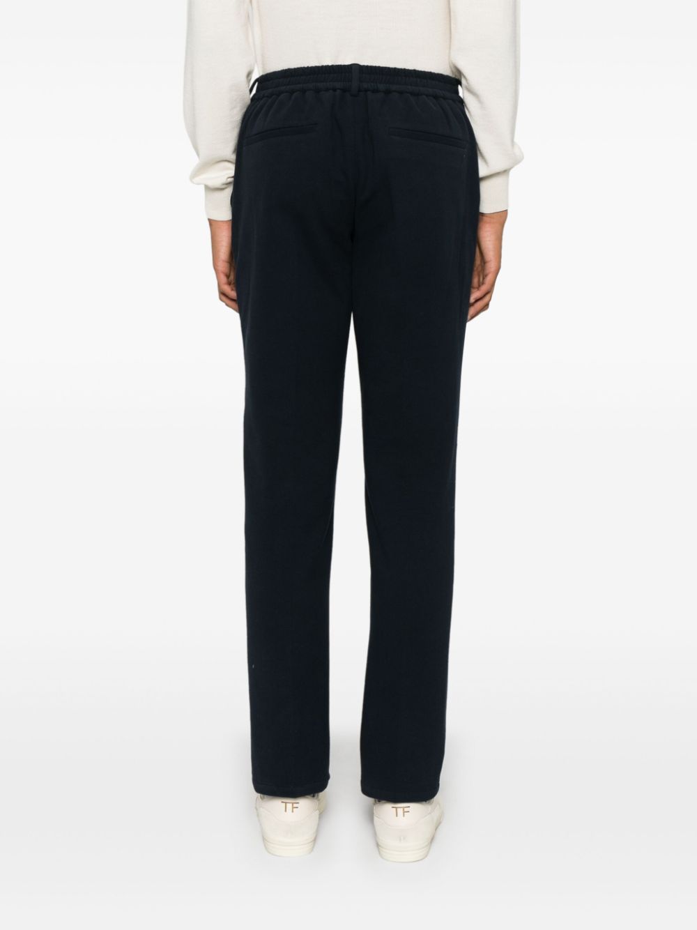 Circolo 1901 Blue Cotton Blend Fleece Trousers image 2