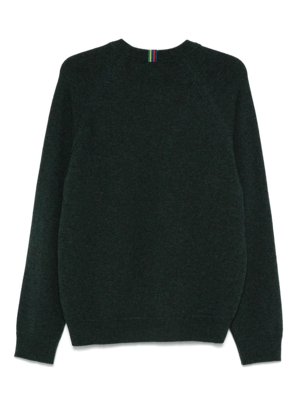 Paul Smith Forest Green Merino Wool Crew Neck Sweater image 1