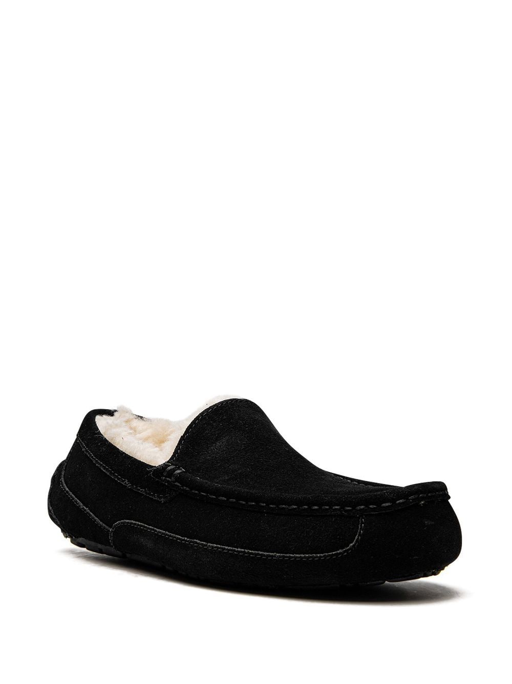 UGG Australia Women's Classic Flat Shoes - Black Suede image 2