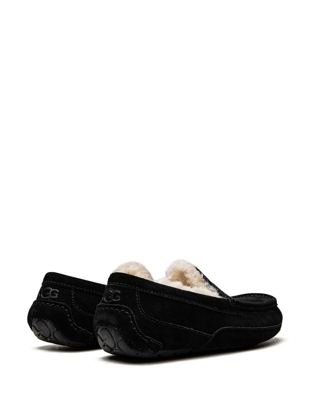 UGG Australia Women's Classic Flat Shoes - Black Suede image 3