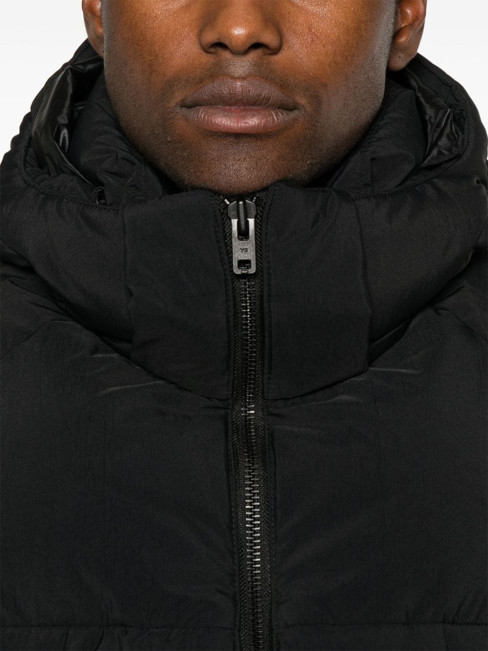 Y-3 Black Recycled Polyamide Down Jacket image 2