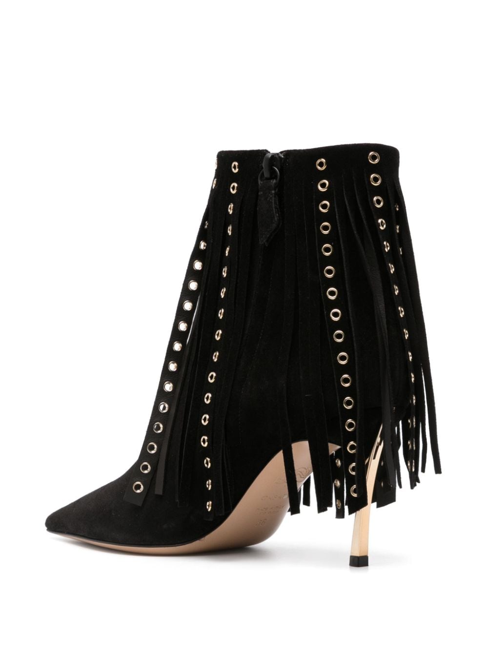 Casadei Black Leather Superblade Boots image 1