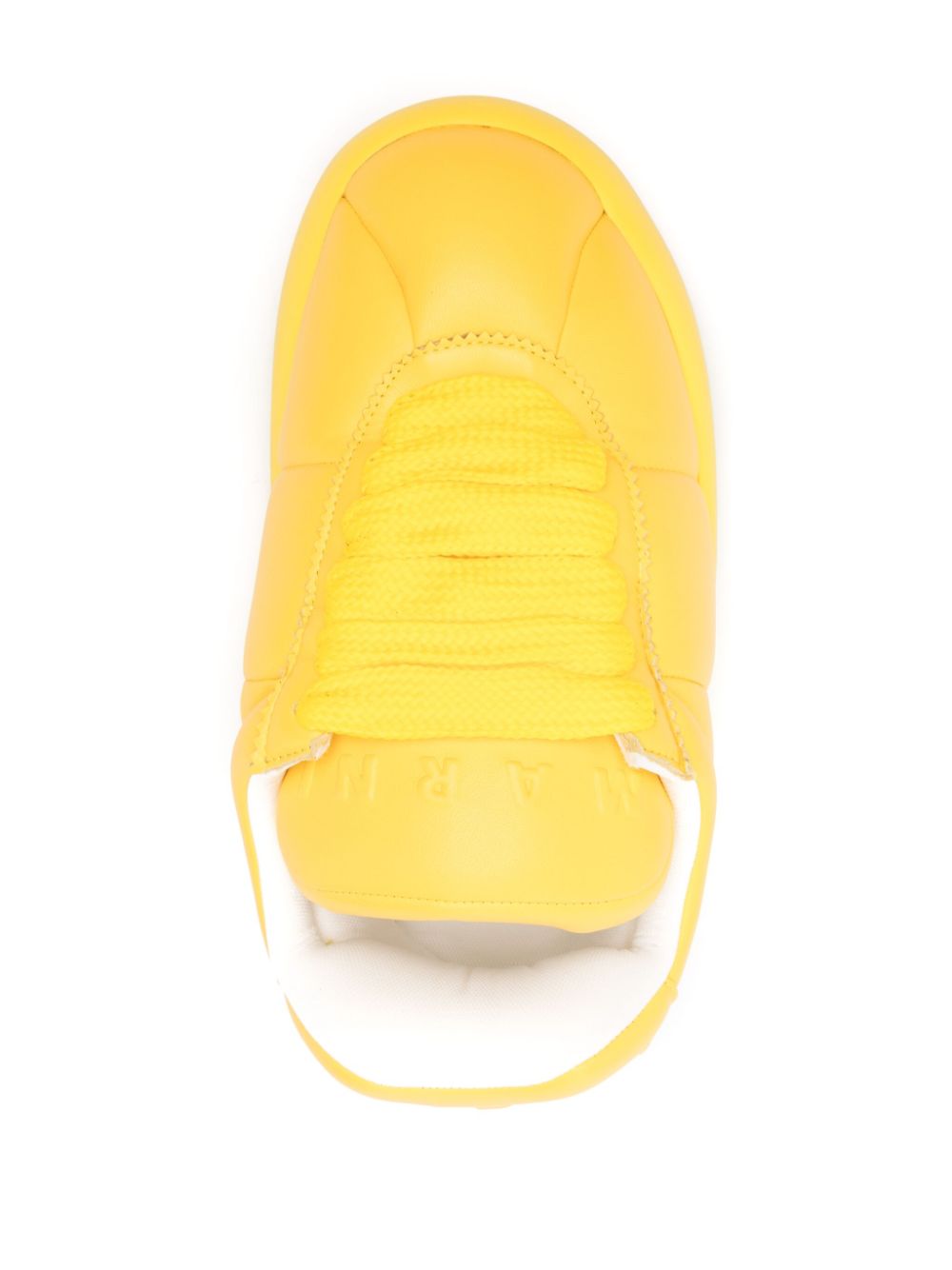 Marni Yellow Leather Sneakers image 2