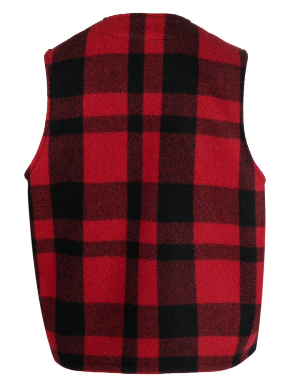 Filson Red Wool Checked Vest image 1