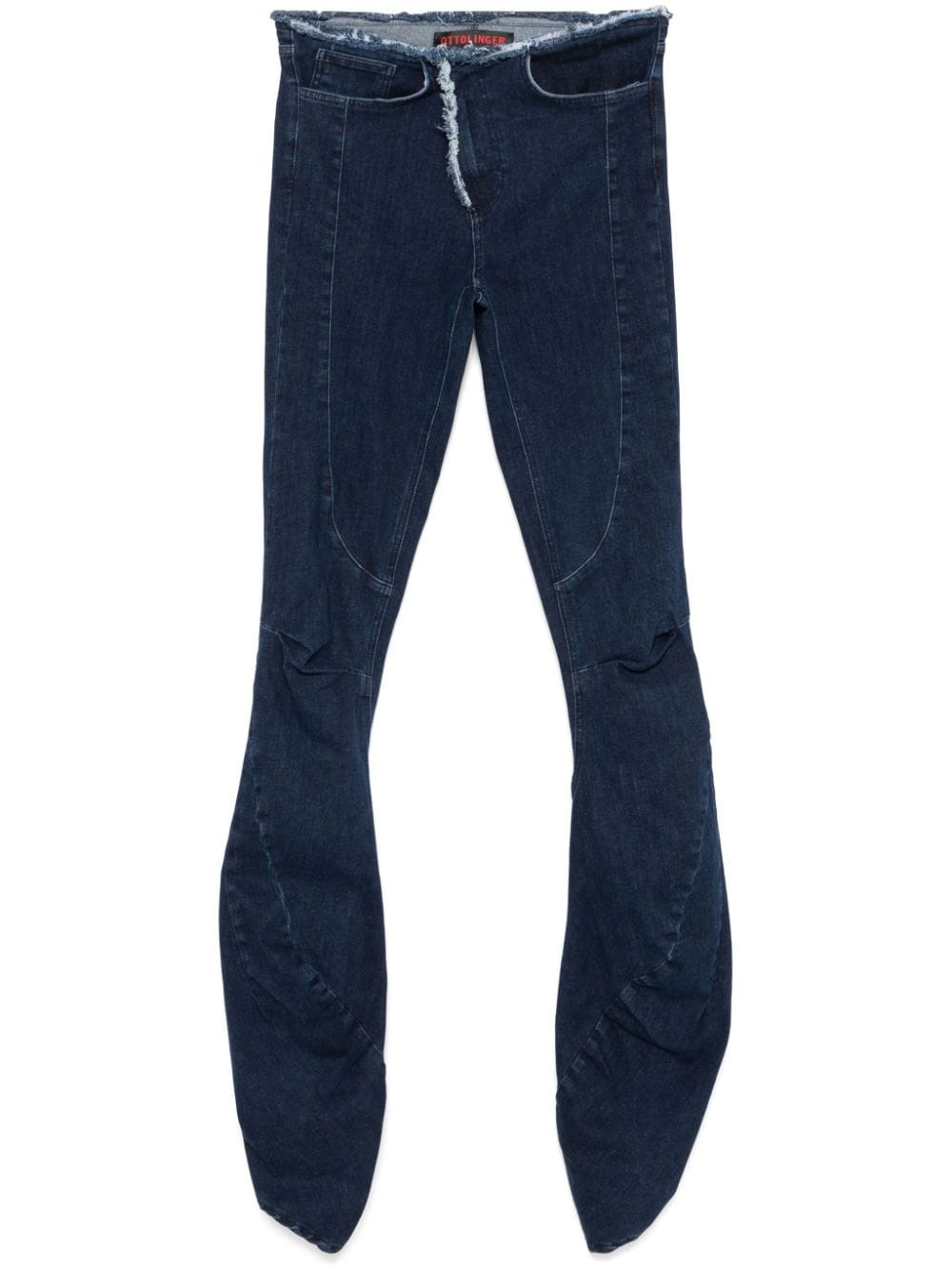 Ottolinger Blue Denim Draped Jeans image 0