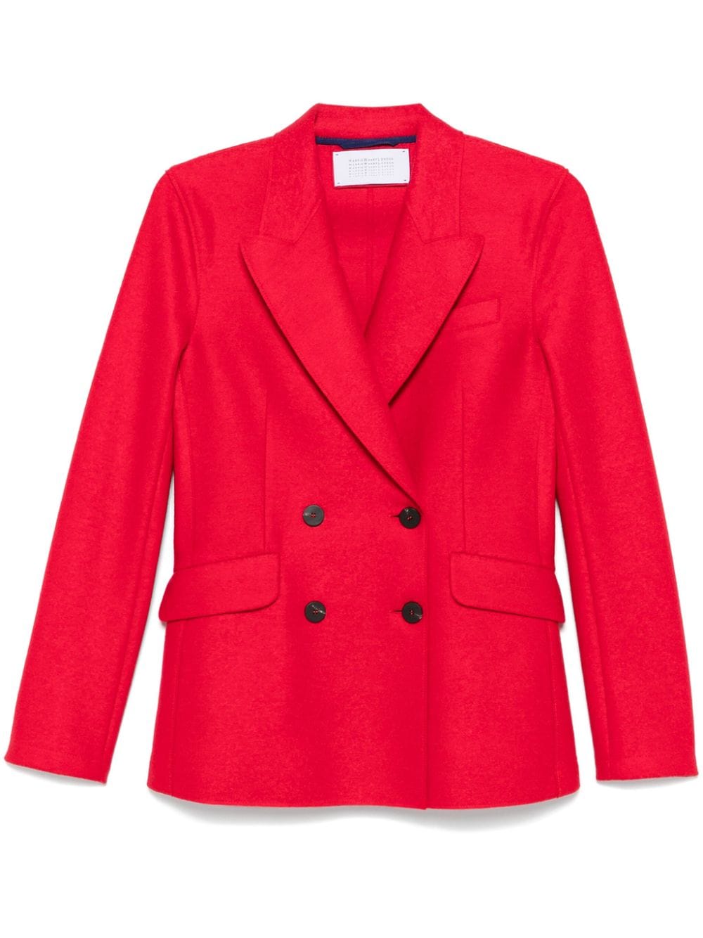 Harris Wharf London Red Virgin Wool Double-Breasted Jacket image 0