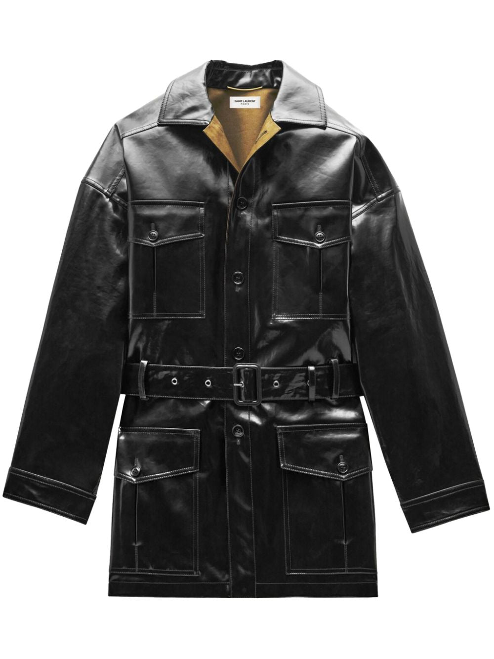 Saint Laurent Black Cotton Jacket image 0