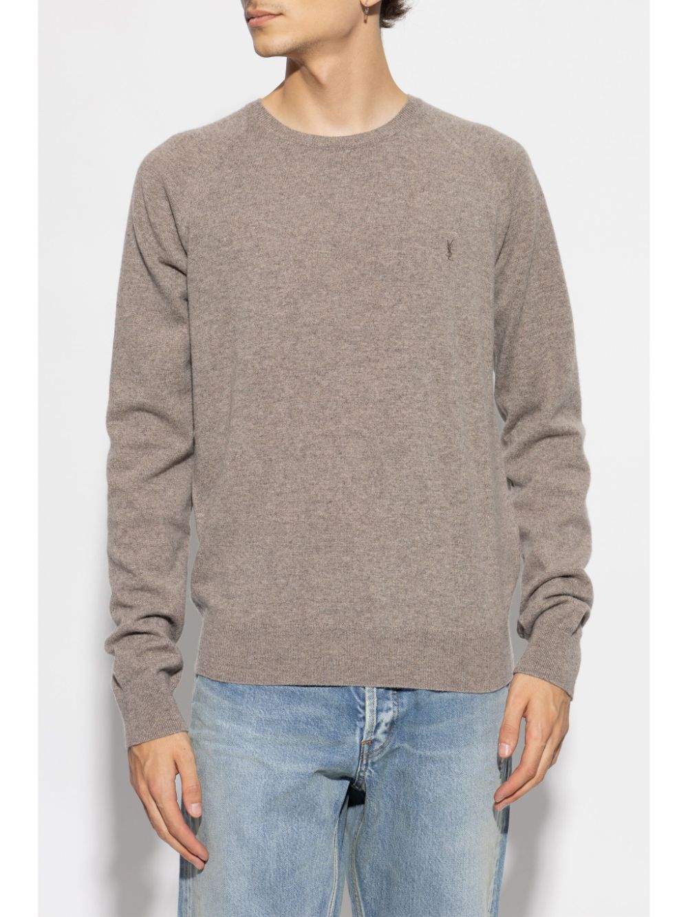 Saint Laurent Dove Grey Cashmere Sweater image 3