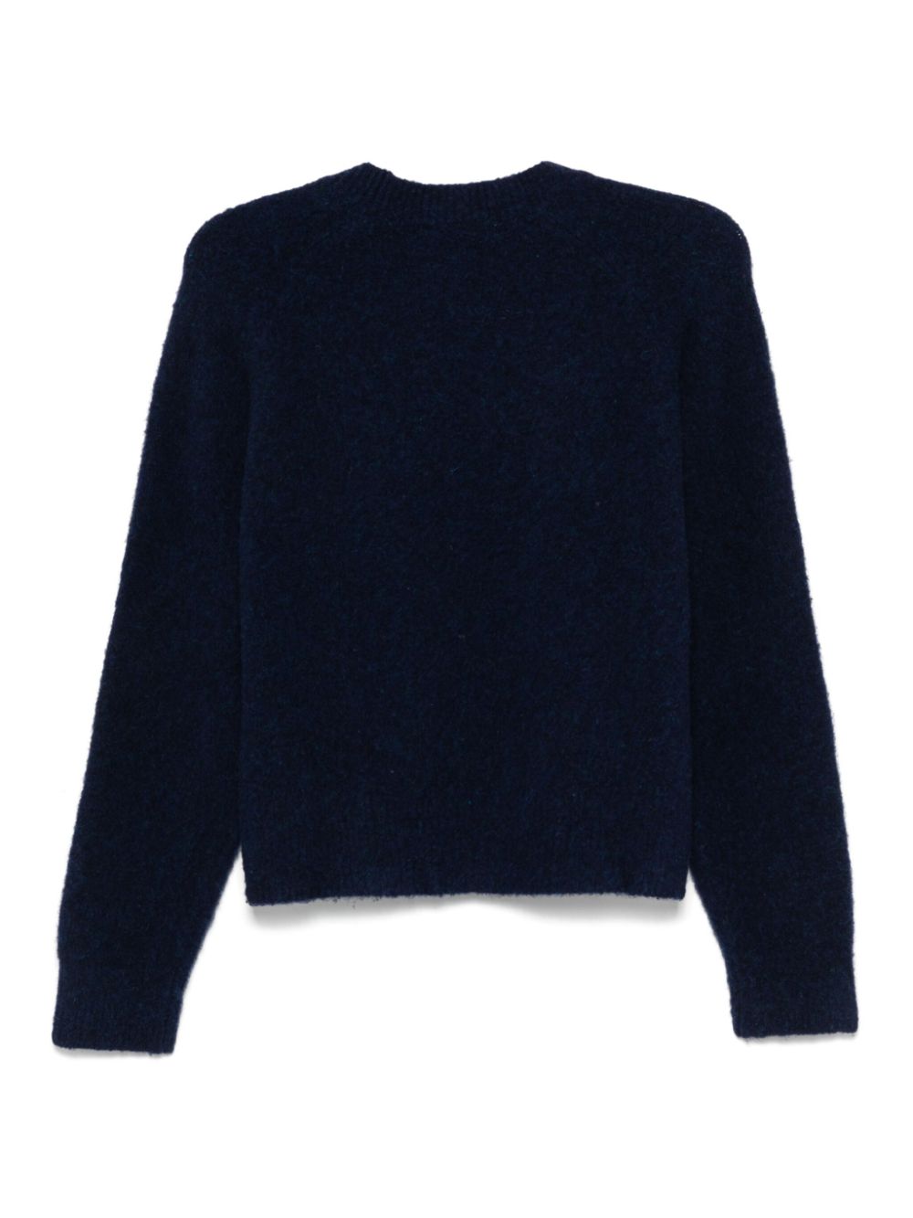 DUNST Blue Ribbed Knit Crew Neck Sweater - Unisex image 1