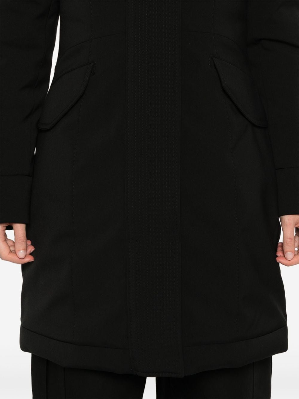 Peuterey Black Down-Filled Windproof Coat image 1