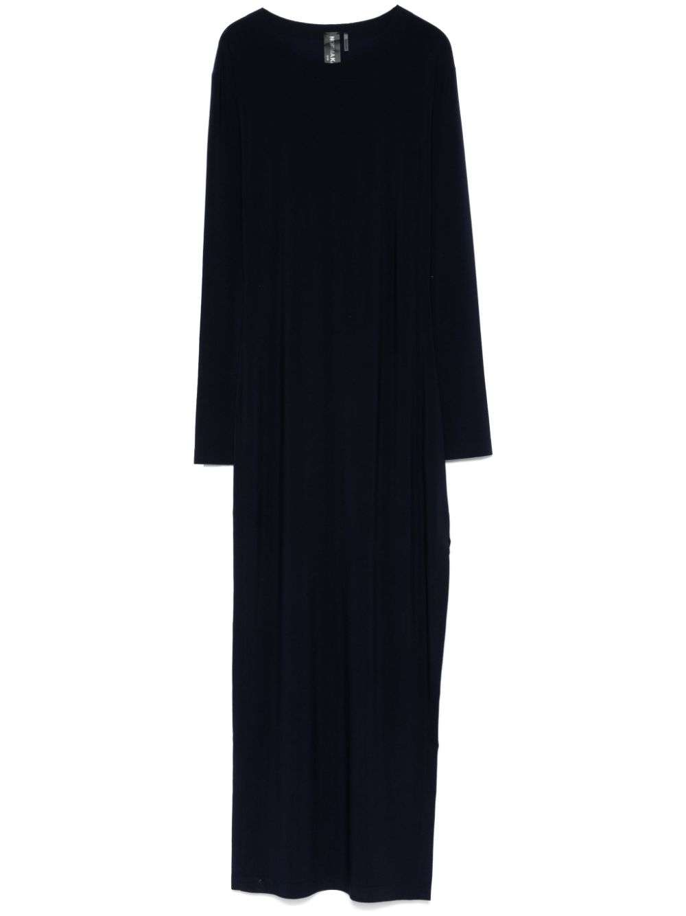 Norma Kamali Blue Stretch Jersey Pencil Dress image 0