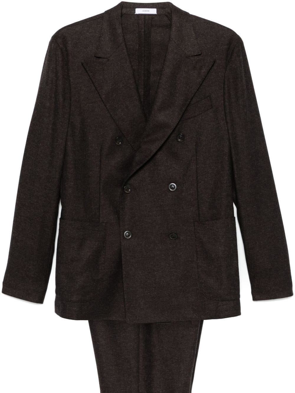 Boglioli Brown Wool Blend Double-Breasted Suit image 0