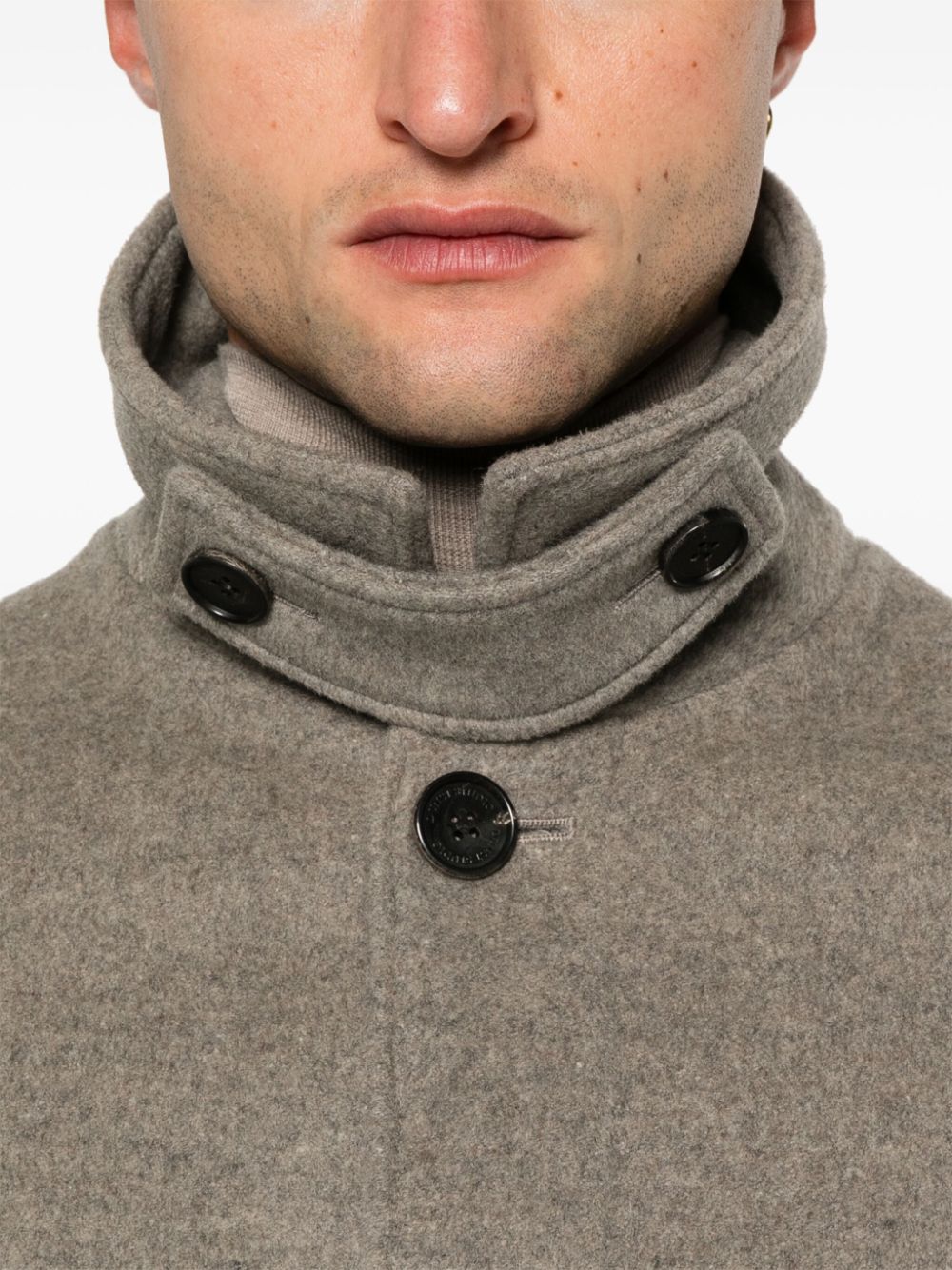 DUNST Grey Wool-Cashmere Blend Coat image 1