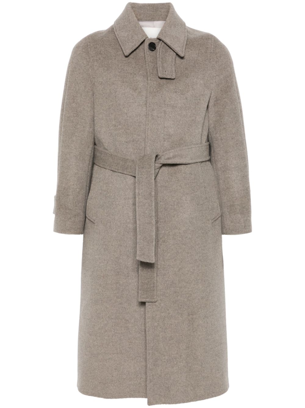 DUNST Grey Wool-Cashmere Blend Coat image 0