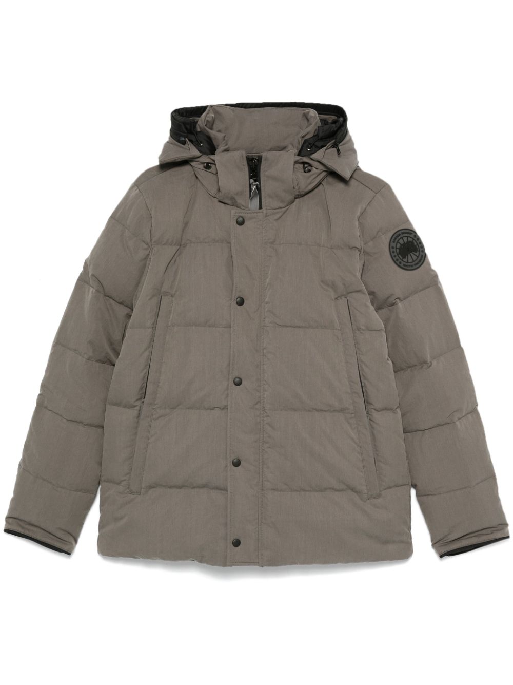 Canada Goose Men's Grey Down Filled Quilted Padded Coat image 0