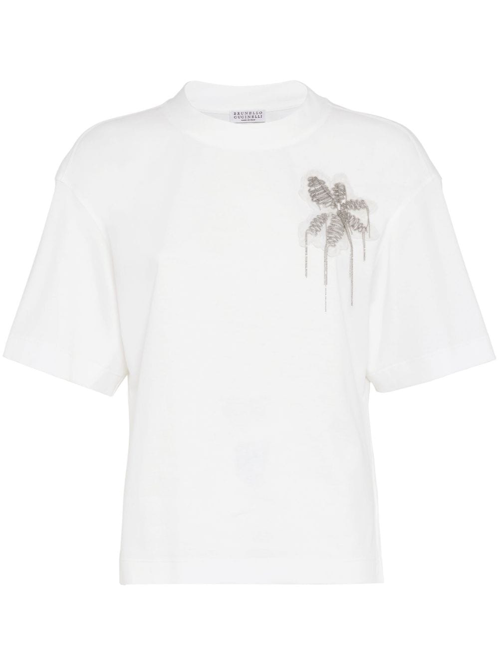 Brunello Cucinelli White Cotton T-shirts and Polos image 0