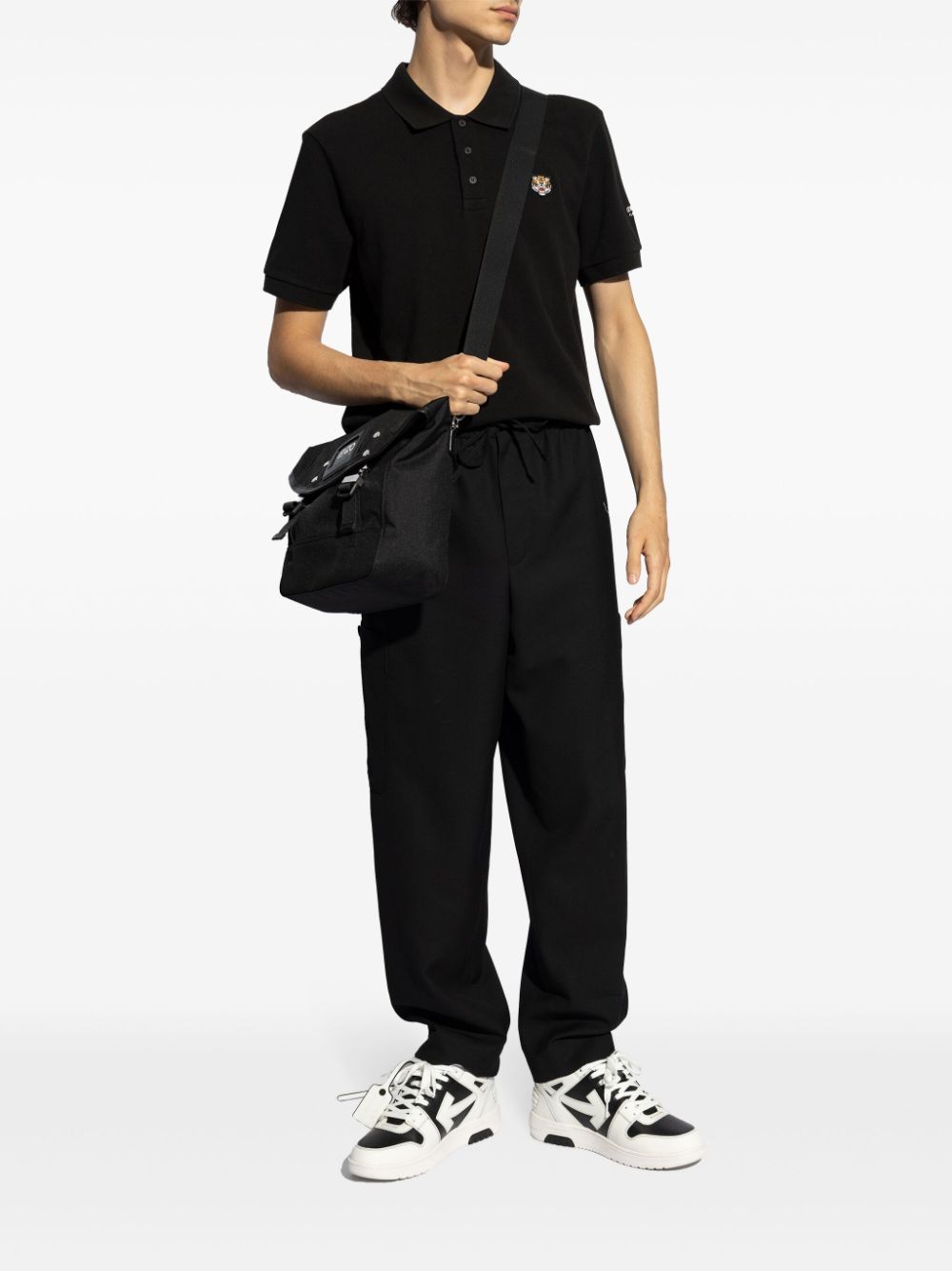 Kenzo Tiger Head Polo Shirt - Black image 2