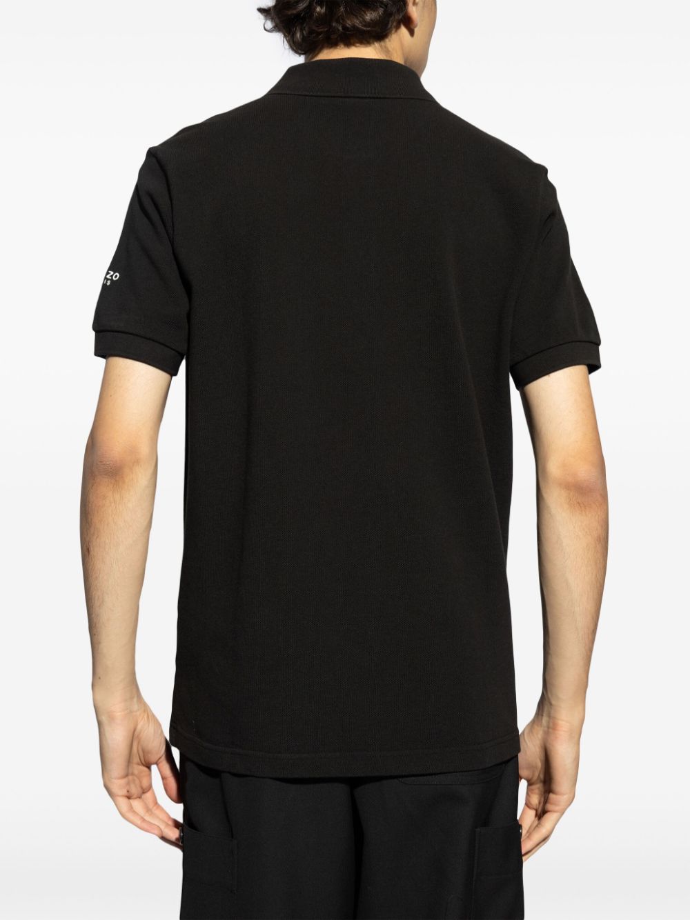 Kenzo Tiger Head Polo Shirt - Black image 3