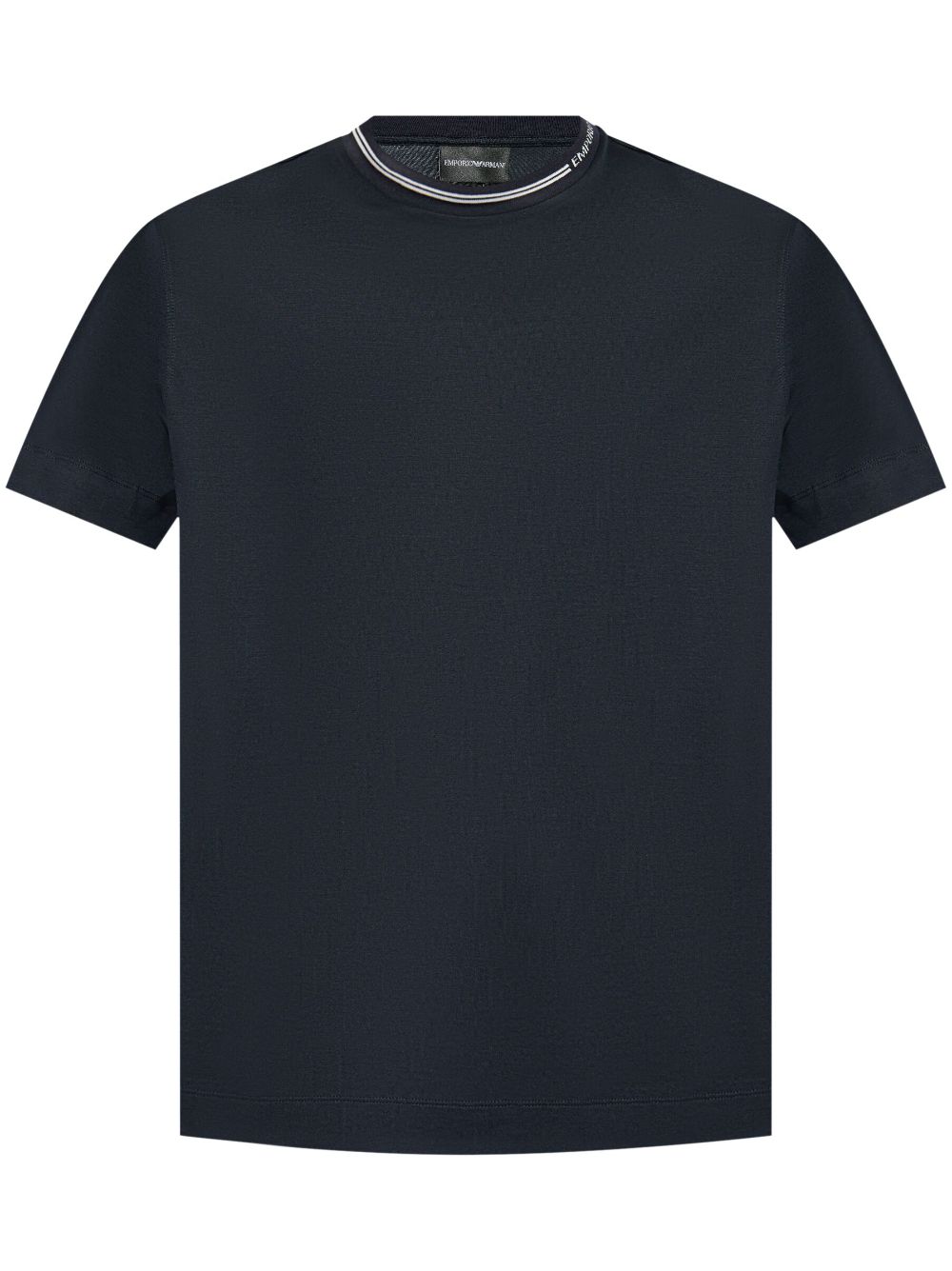 Emporio Armani Men's Blue T-Shirt with Logo Print image 0