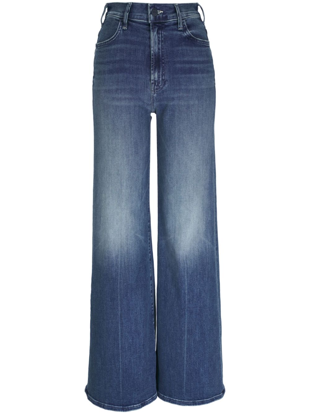 High-Rise Wide Leg Jeans in Clear Blue image 0