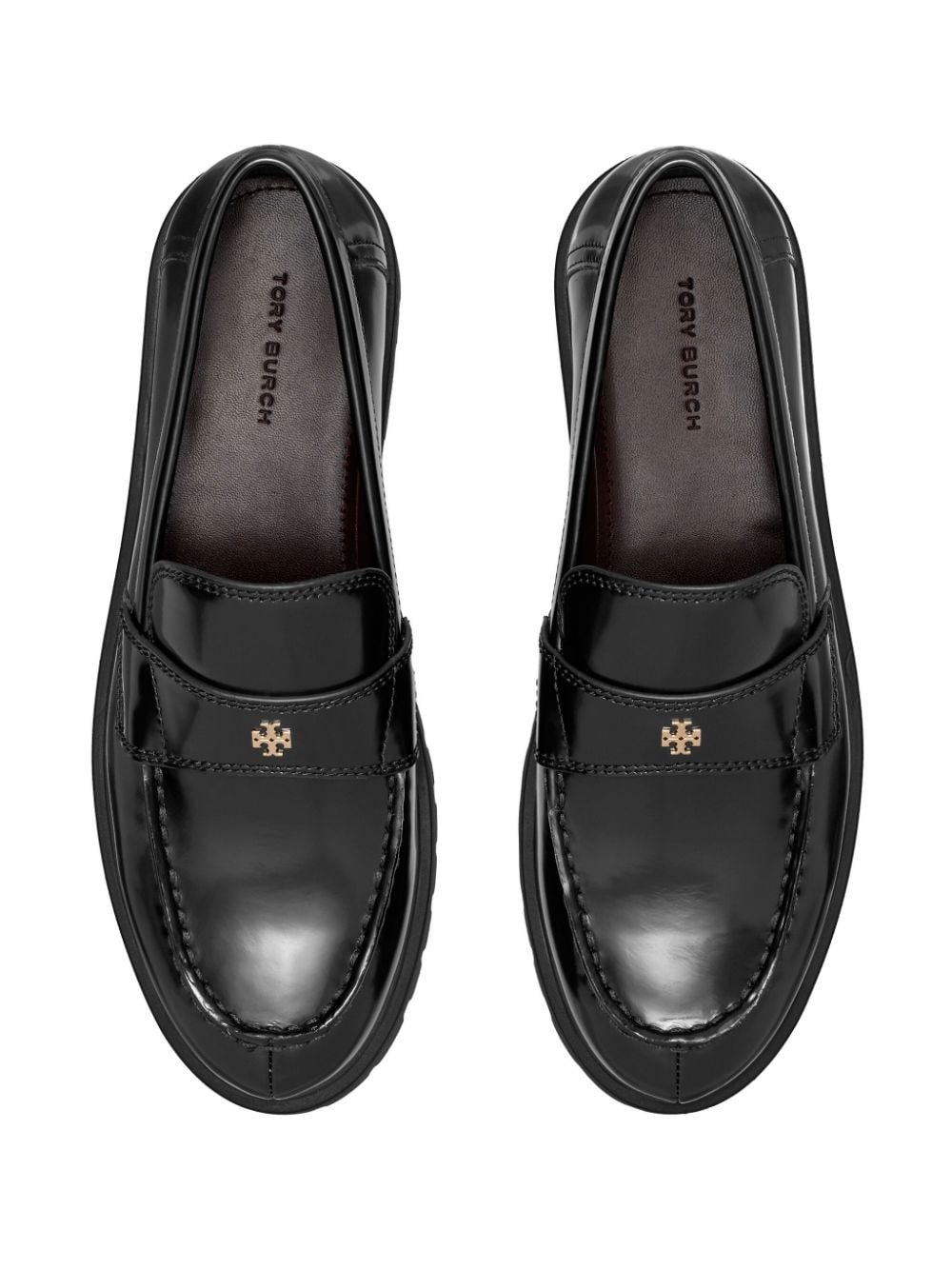 Tory Burch Women's Double T Logo Leather Ballerina Flats image 4