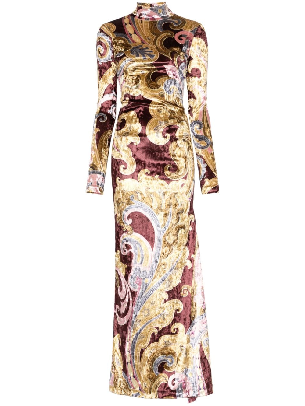 Etro Paisley Print Long Sleeve Dress image 0