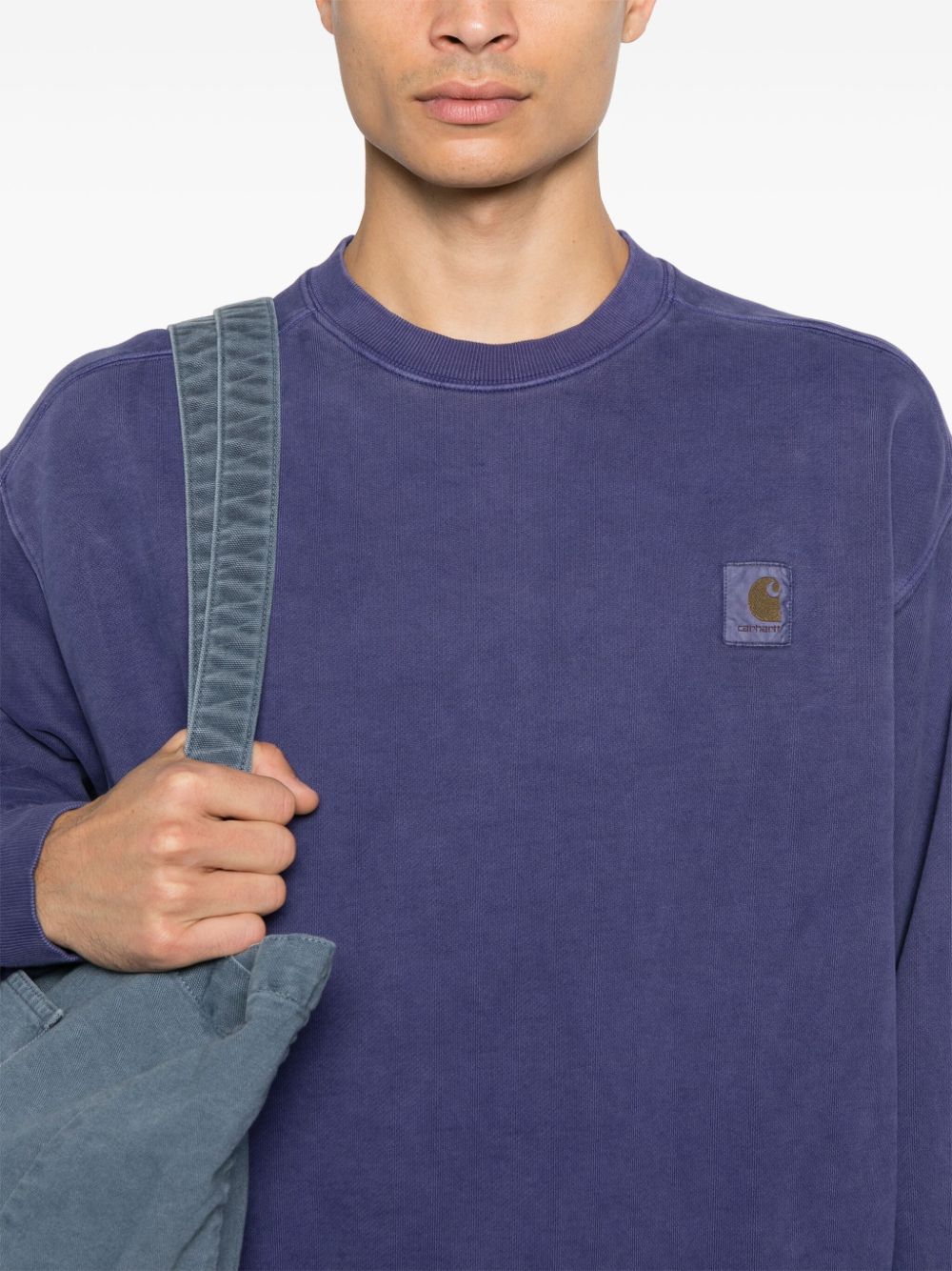 Carhartt WIP Main Crewneck Sweater - Blue image 1