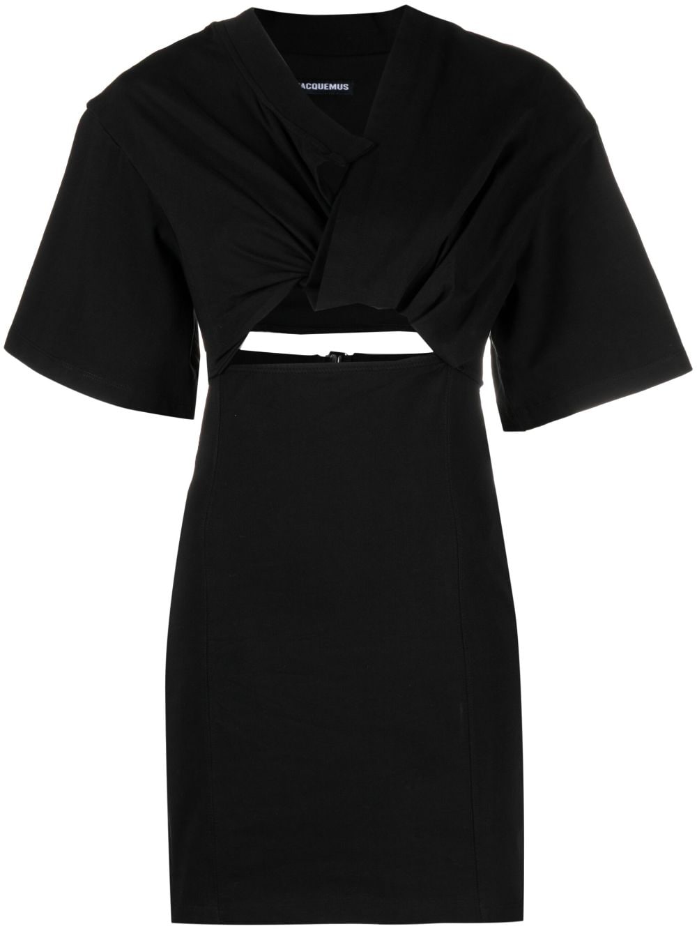 JACQUEMUS Black Cut-Out Detail Dress image 0