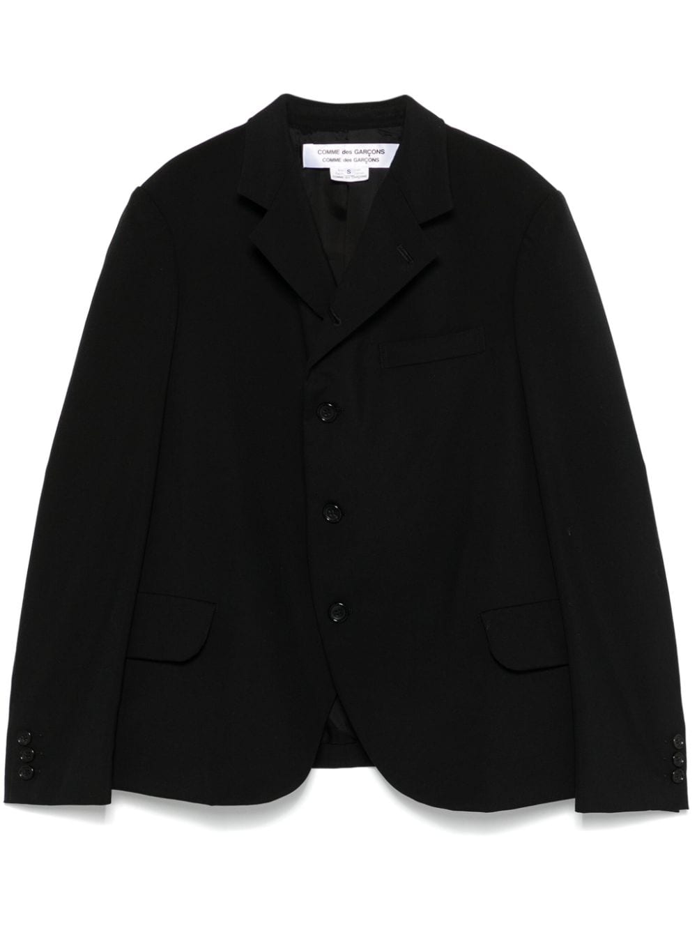 Comme Comme Black Wool Blazer image 0