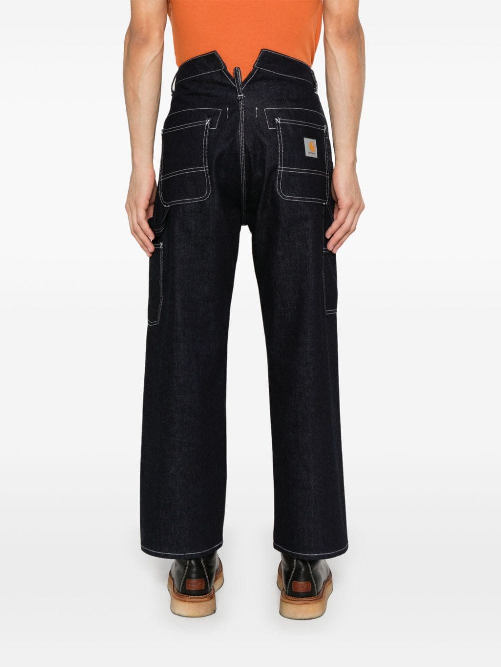 Junya Watanabe Men's Black Straight Leg Jeans image 4