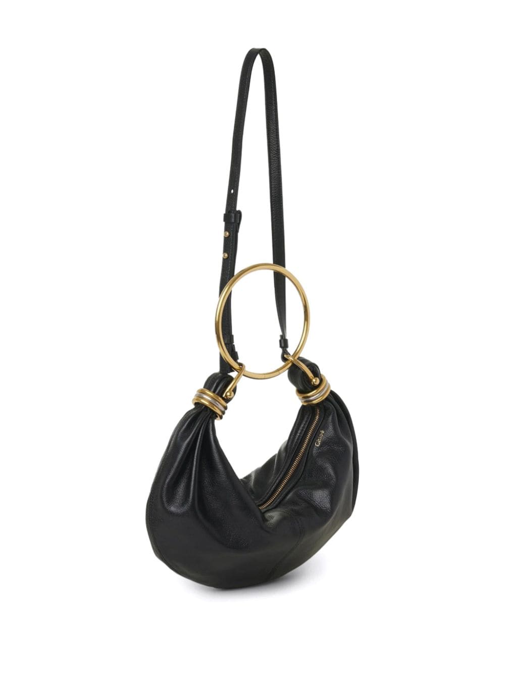 Chloé Black Calf Leather Top Handle Bag image 2