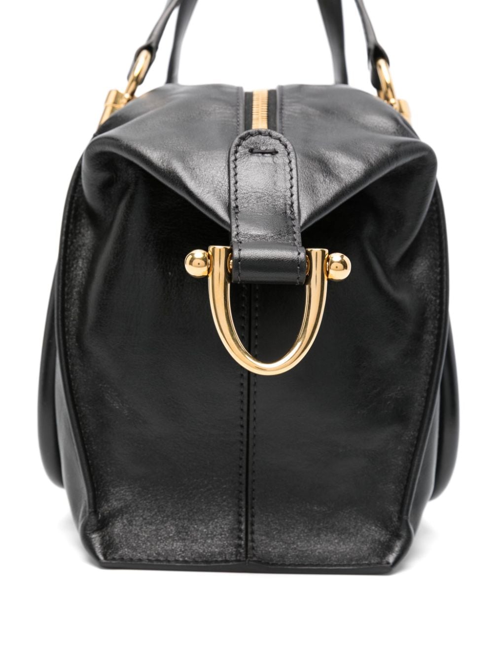 Chloé Grained Leather Top Handle Bag - Black image 3