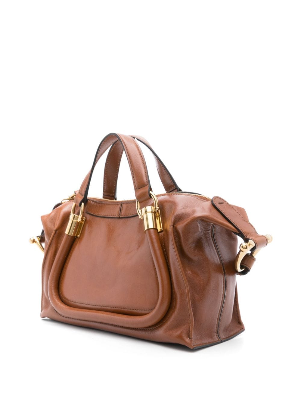 Chloè Leather Shoulder Bag in Brown image 2