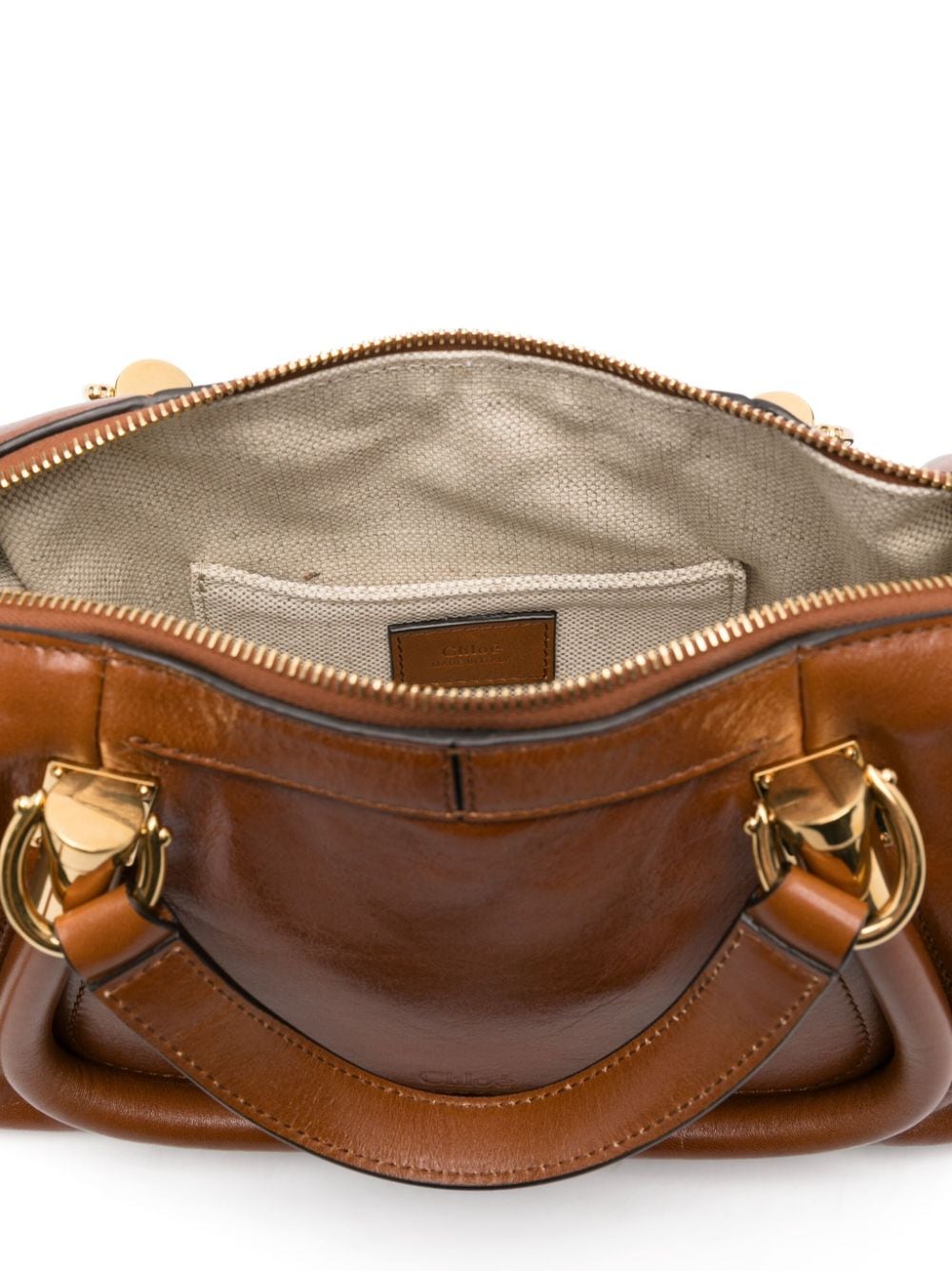 Chloè Leather Shoulder Bag in Brown image 3