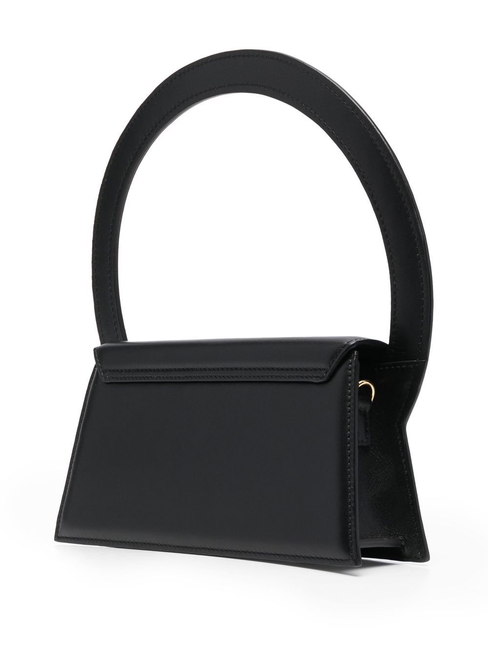 JACQUEMUS Le Chiquito Black Leather Shoulder Bag image 5