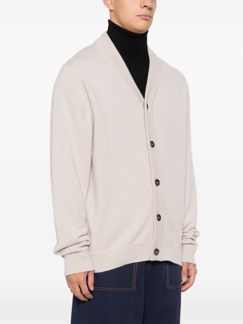 Paul Smith White Wool Cardigan image 3