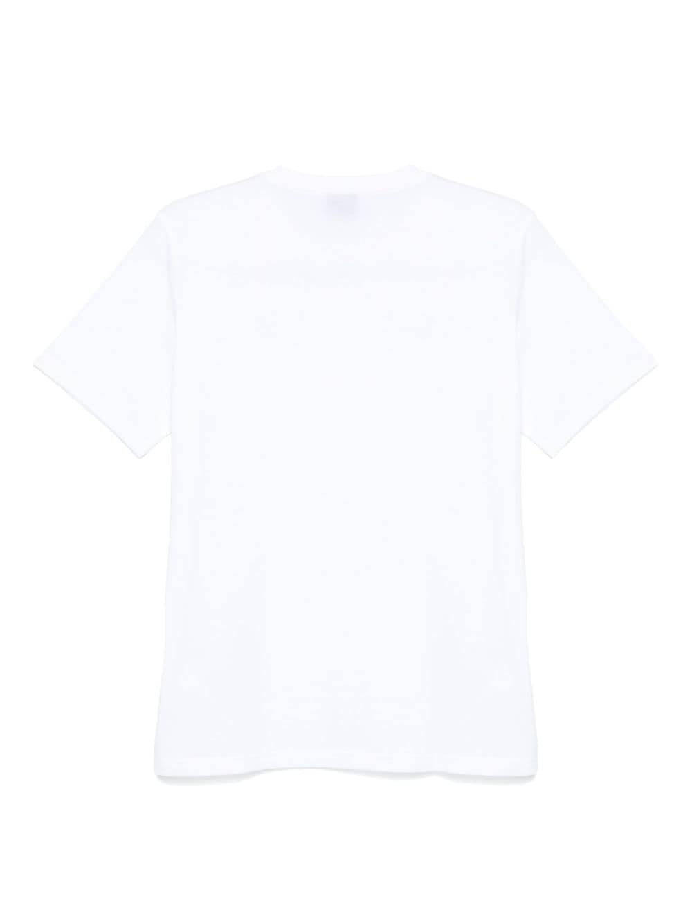 Paul Smith Zebra Appliqué Organic Cotton T-Shirt - White image 1