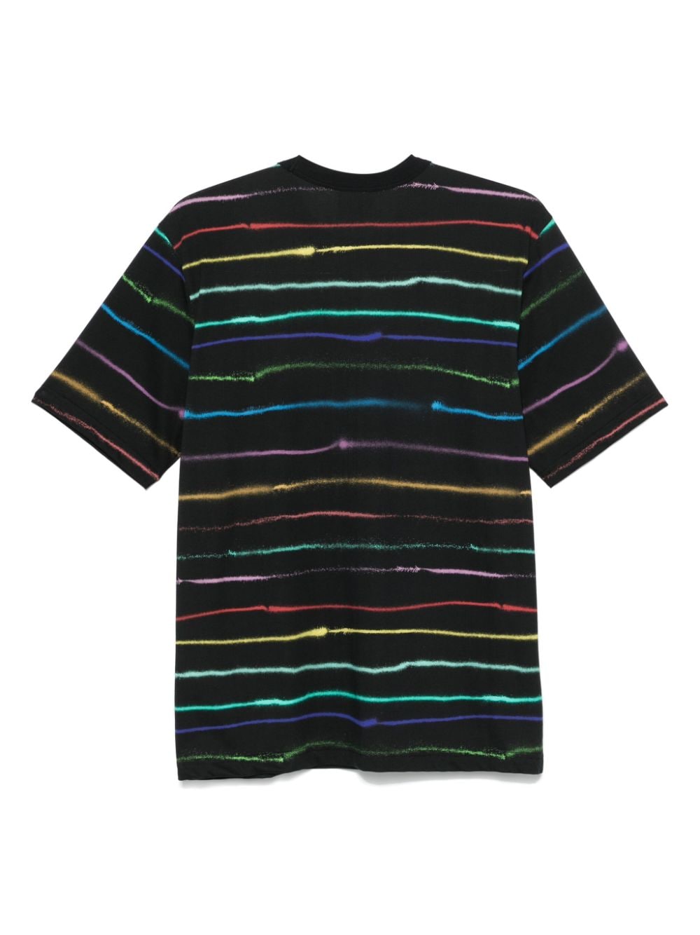 Paul Smith Men's Black Striped Organic Cotton T-Shirt image 1