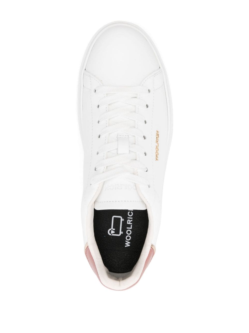 Woolrich White Leather Sneakers image 1