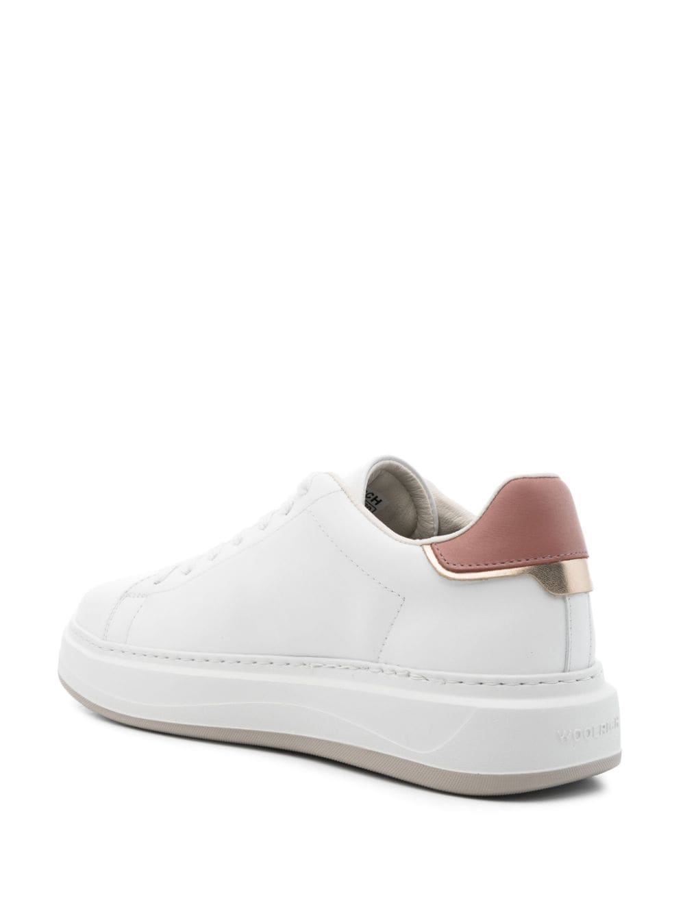 Woolrich White Leather Sneakers image 3