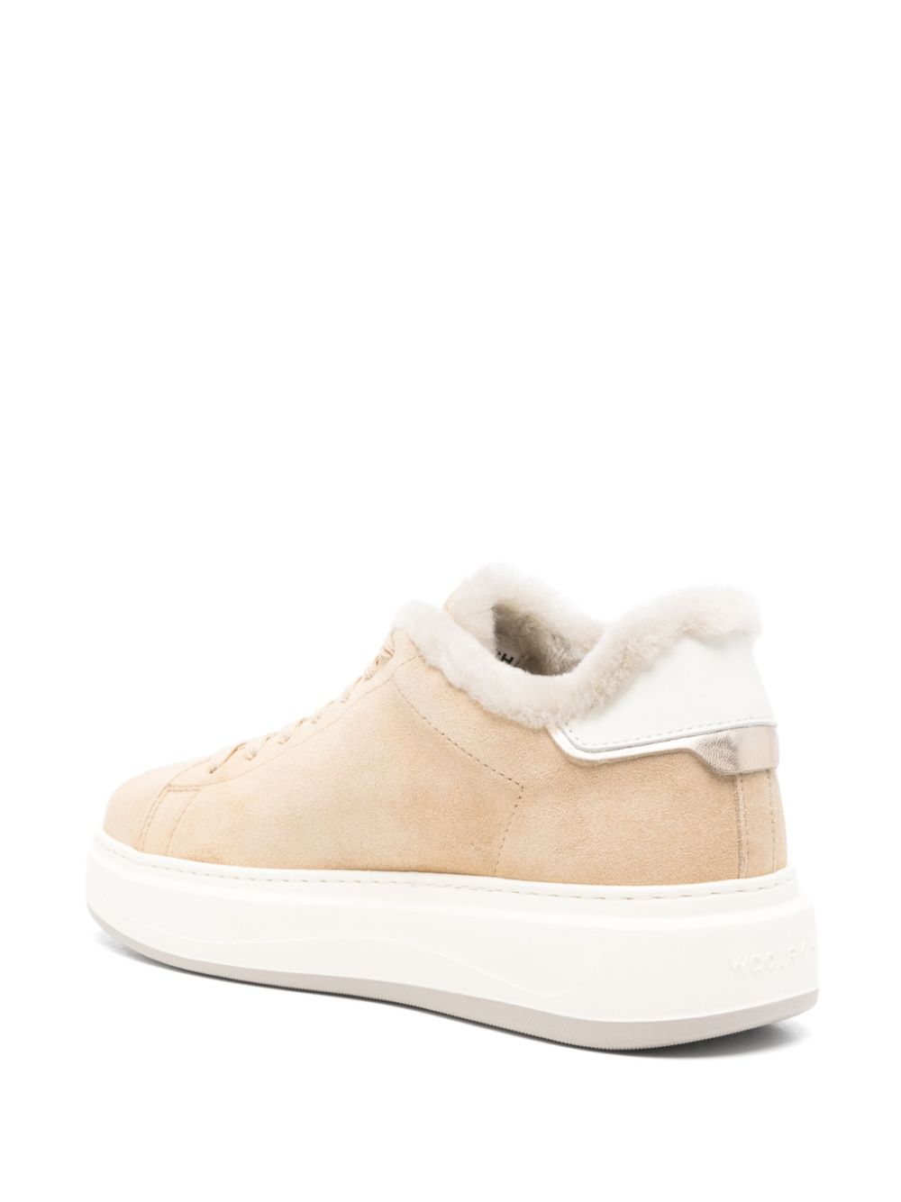 Woolrich Suede Sneakers in Beige image 1