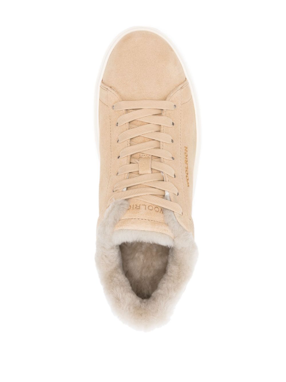 Woolrich Suede Sneakers in Beige image 2