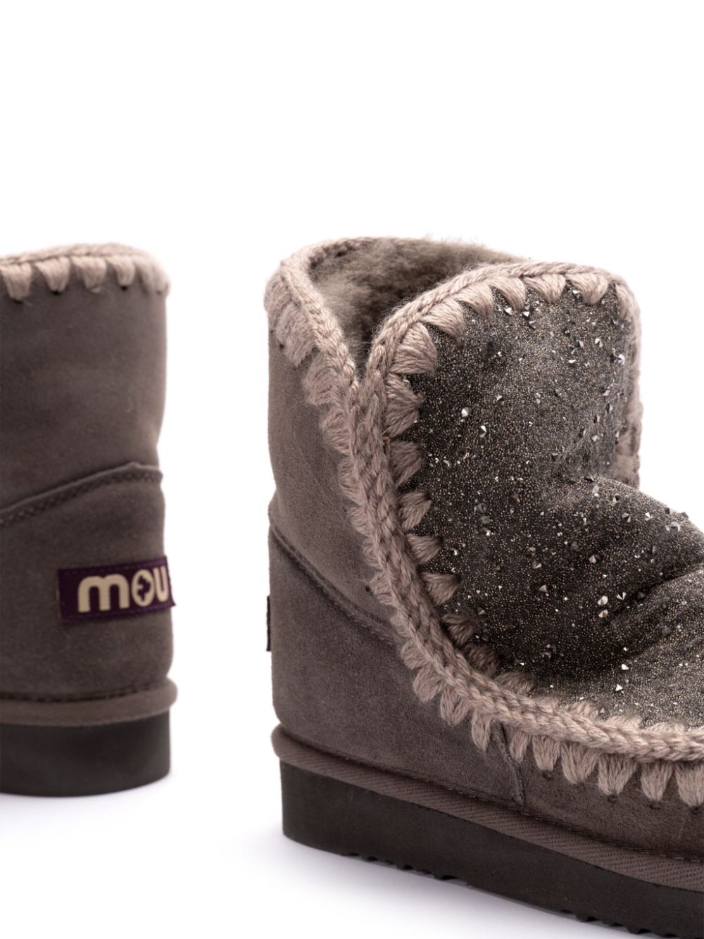 SLEEKEO Mou Boots in Grey image 2