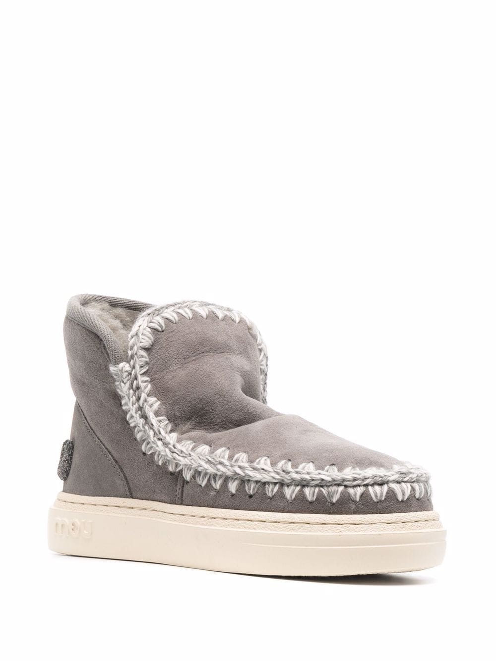 SLEEKEO Mou Boots in Grey image 3