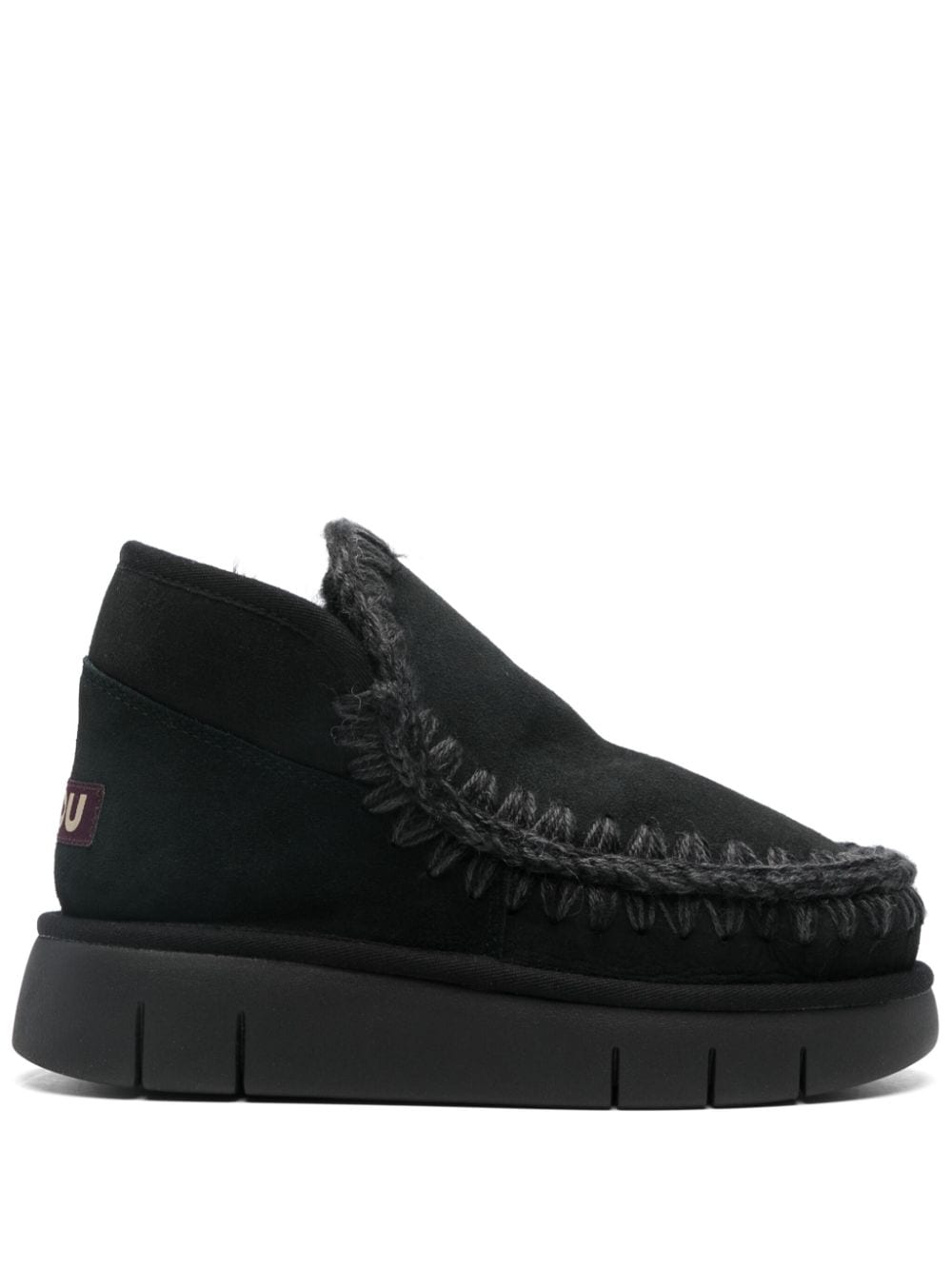 SLEEKEO Mou Boots in Black image 0