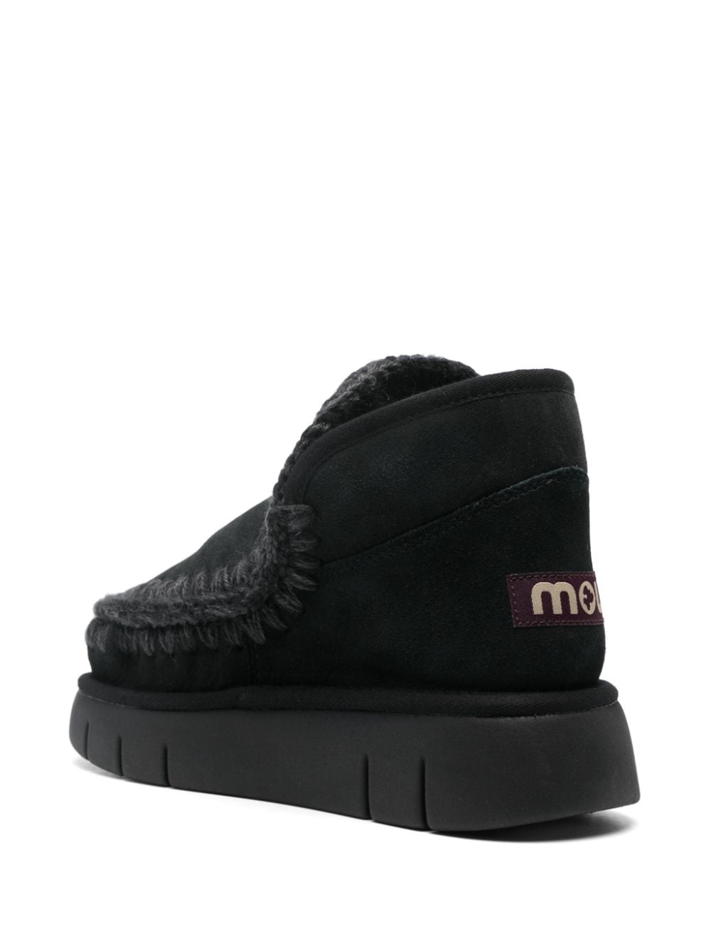 SLEEKEO Mou Boots in Black image 2